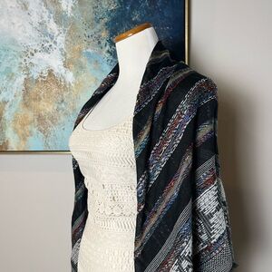 Woven Fringe Scarf/Shawl